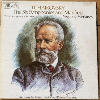 SLS 881 Tchaikovsky The Six Symphonies & Manfred / Svetlanov 7 LP box