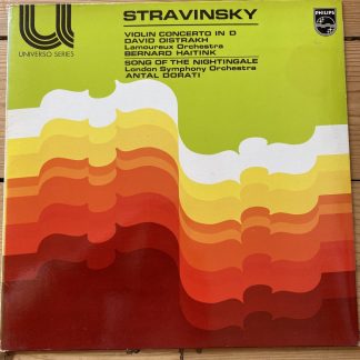 6585 003 Stravinsky Violin Concerto / David Oistrakh / Haitink