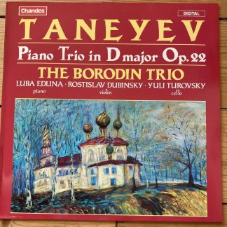 ABRD 1262 Taneyev Piano Trio Op. 22