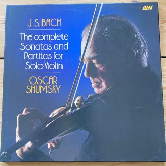 ALHB 306 Bach Sonatas & Partitas for Solo Violin / Oscar Shumsky 3 LP box