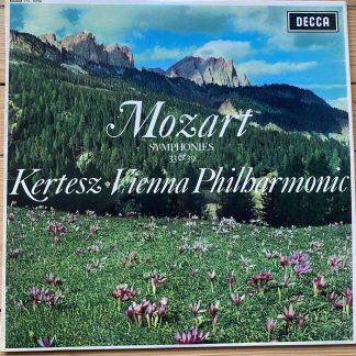 SXL 6056 Mozart Symphonies Nos. 33 & 39 / Kertesz