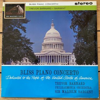 ASD 499 Bliss Piano Concerto / Barnard / Sargent / Philharmonia W/G