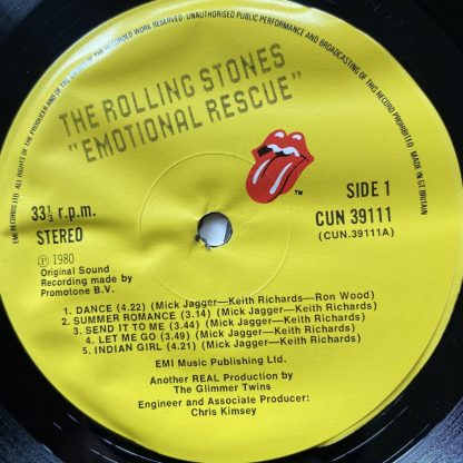 CUN 39111 Rolling Stones Emotional Rescue