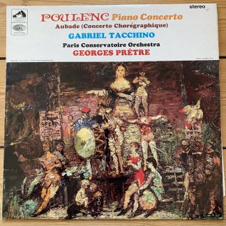 ASD 2306 Poulenc Piano concerto, Aubade / Gabriel Tacchino / Pretre / PCO S/C