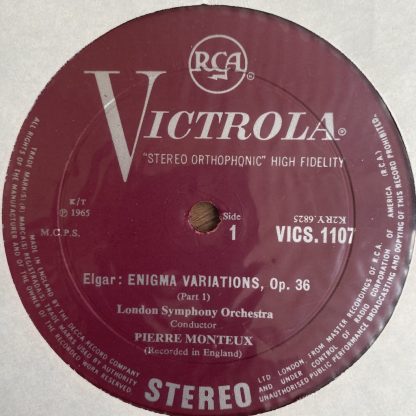 VICS 1107 Elgar Enigma Variations / Brahms Haydn Variations