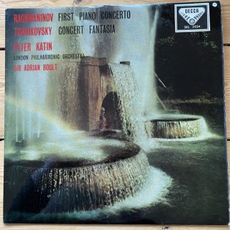 SXL 2034 Rachmaninov Piano Conc. No. 1 etc. / Katin W/B