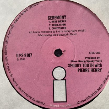 ILPS 9107 Spooky Tooth with Pierre Henry - Ceremony Pink Island