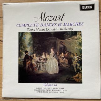 SXL 6275 Mozart Dances & Marches Vol 10 / Boskovsky W/B