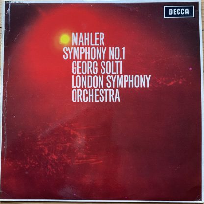 SXL 6113 Mahler Symphony No. 1 / Solti / LSO W/B