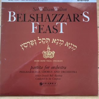 SAX 2319 Walton Belshazzar's Feast / Partita For Orchestra / Walton E/R
