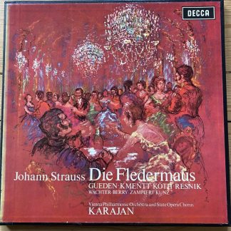SXL 6015-6 Strauss Die Fledermaus / VPO / Karajan 2 LP Box Set