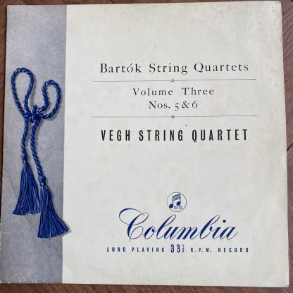 33CX 1285 Bartók String Quartets 5 & 6 / Vegh Quartet B/G