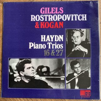 XID 5311 Haydn Piano Trios Nos.16 & 17 / Gilels / Rostropovich / Kogan