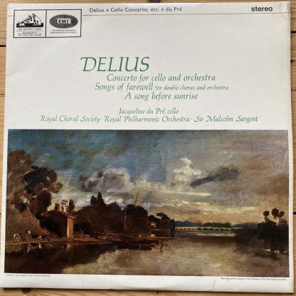 ASD 644 Delius Cello Concerto, etc. / Jacqueline Du Pre / Sargent / RPO S/C