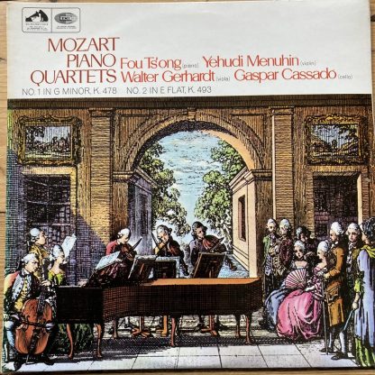 ASD 2319 Mozart Piano Quartets Nos. 1 & 2 / Ts'ong / Mehuhin / Gerhardt etc S/C