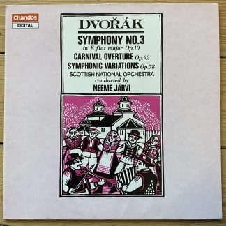 ABRD 1270 Dvorak Symphony No. 3 / Carnival Overture / Symphonic Variations / Järvi / SNO