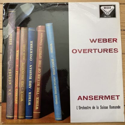 SXL 2112 Weber Overtures / Ansermet / OSR W/B BBB