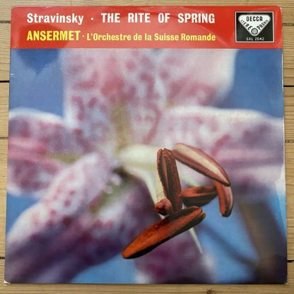 SXL 2042 Stravinsky The Rite Of Spring / Ansermet / OSR W/B BBB