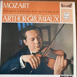 SAL 3440 Mozart Violin Concertos / Grumiaux / Davis