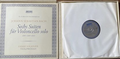 138 356-58 Bach Six Suites For Solo Cello / Pierre Fournier