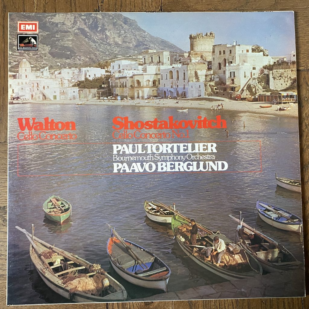 ASD 2924 Walton / Shostakovich Cello Concertos / Paul Tortelier / Berglund HP LIST