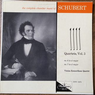 XWN 18474 Schubert String Quartets Vol. 3 / Vienna Konzerthaus Quartet