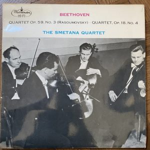 XWN 18937 Beethoven Quartet Op. 59, No. 3 (Rasoumovsky) / Quartet, Op. 18, No. 4 / Smetana Quartet