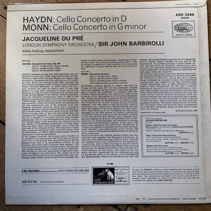 ASD 2466 Haydn / Monn Cello Concertos