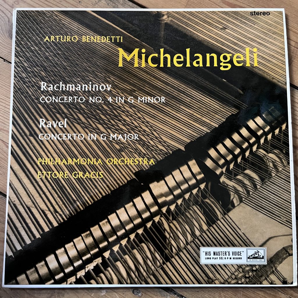 ASD 255 Rachmaninov / Ravel Piano Concertos / Michelangeli S/C