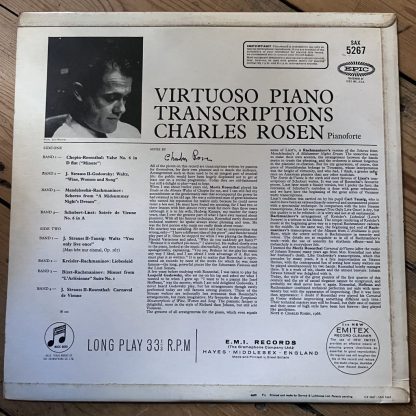 SAX 5267 Virtuoso Piano Transcriptions / Rosen E/R