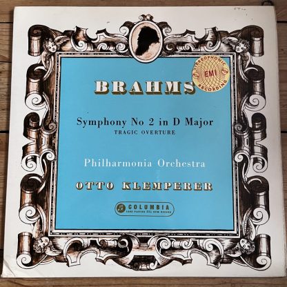 SAX 2362 Brahms Symphony No. 2 etc. / Klemperer