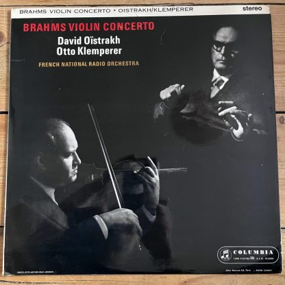 SAX 2411 Brahms Violin Concerto / Oistrakh / Klemperer / FRNO E/R